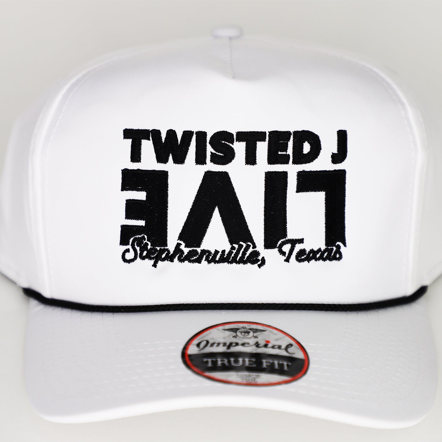 Upward White w/BLK Rope