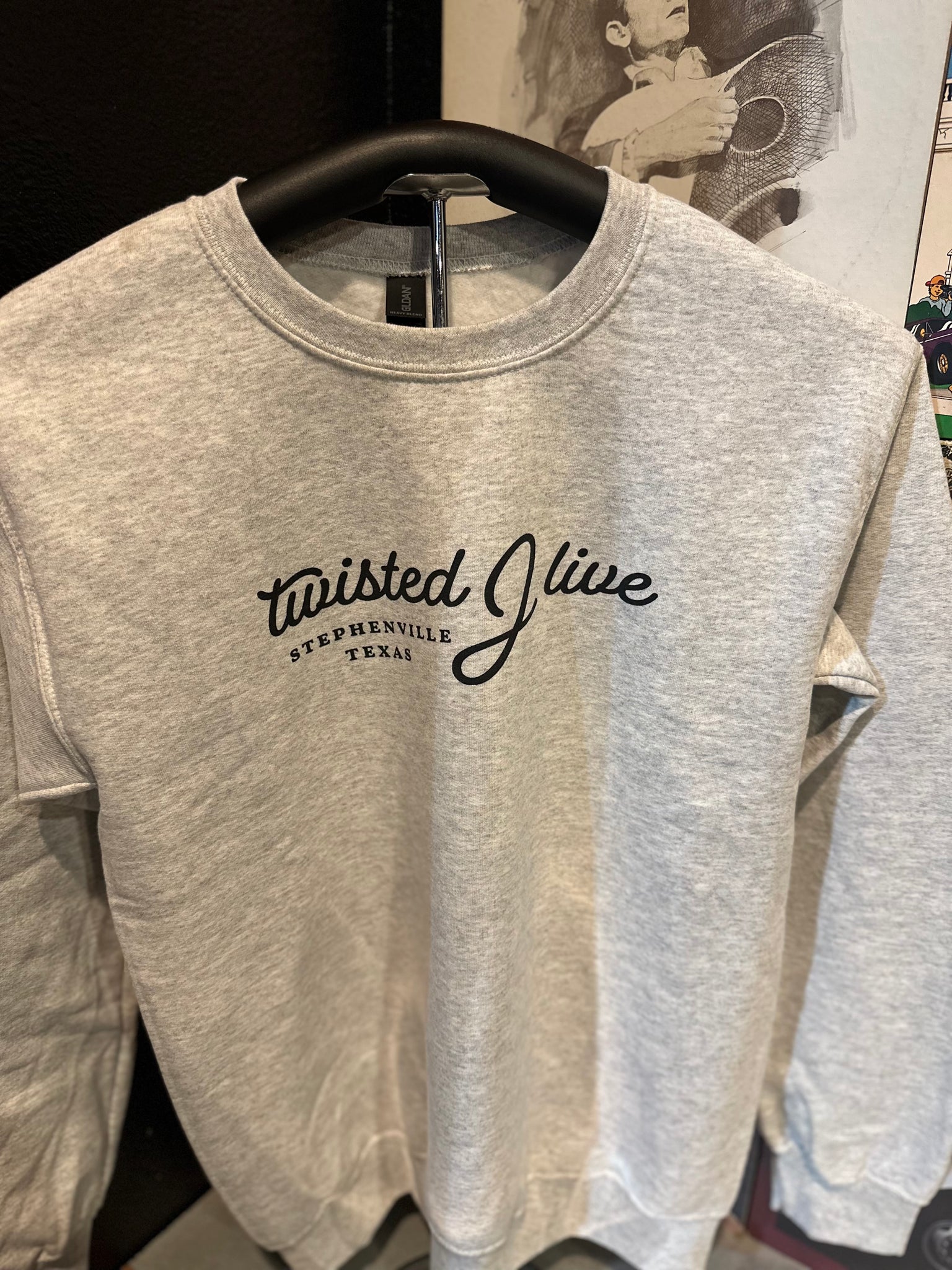 Long Sleeve- Grey Crew Neck